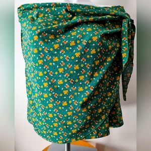 Toad & Co XL faux wrap skirt